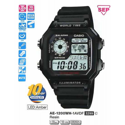 Ремешок для часов Casio AE-1200WH (10365960)