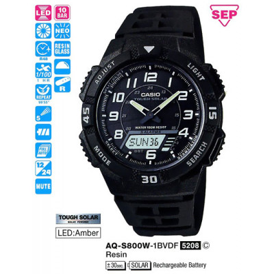 Ремешок для часов Casio AQ-S800 (10395812)