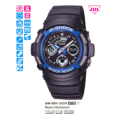 Часы Casio G-Shock AW-591-2A / AW-591-2AER