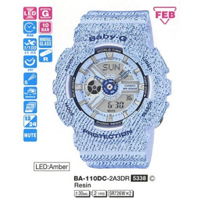 Наручные часы Casio Baby-G BA-110DC-2A3 / BA-110DC-2A3ER