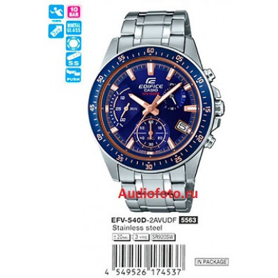 Наручные часы Casio Edifice EFV-540D-2A / EFV-540D-2AER