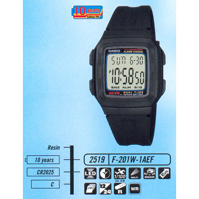 Ремешок для часов Casio F-201 / 10075268
