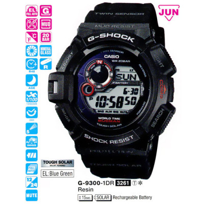 Ремешок для часов Casio G-9300 / 10388870