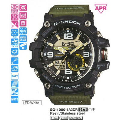 Ремешок для часов Casio GG-1000-1A3 (10517710)