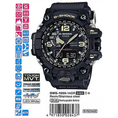 Ремешок для часов Casio GWG-1000-1A (10504384)
