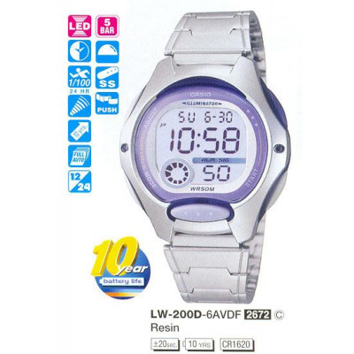 Casio LW-200D-6A