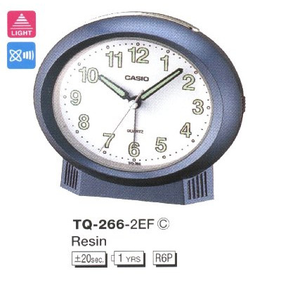 Кварцевый будильник Casio TQ-266-2E