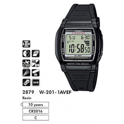 Ремешок для часов Casio W-201 (10162570)