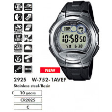 Ремешок для часов Casio W-752 / W-753 / W-755 черный (10179406)